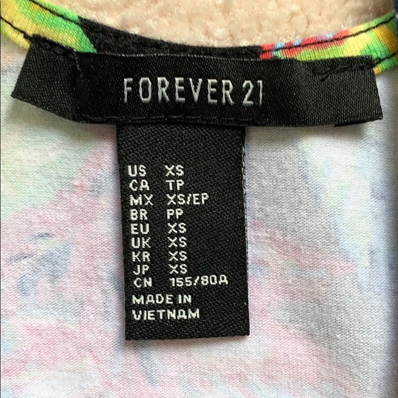 🌸2/$20🌸 Forever 21 Tropical Floral Mini Dress - Picture 2 of 2